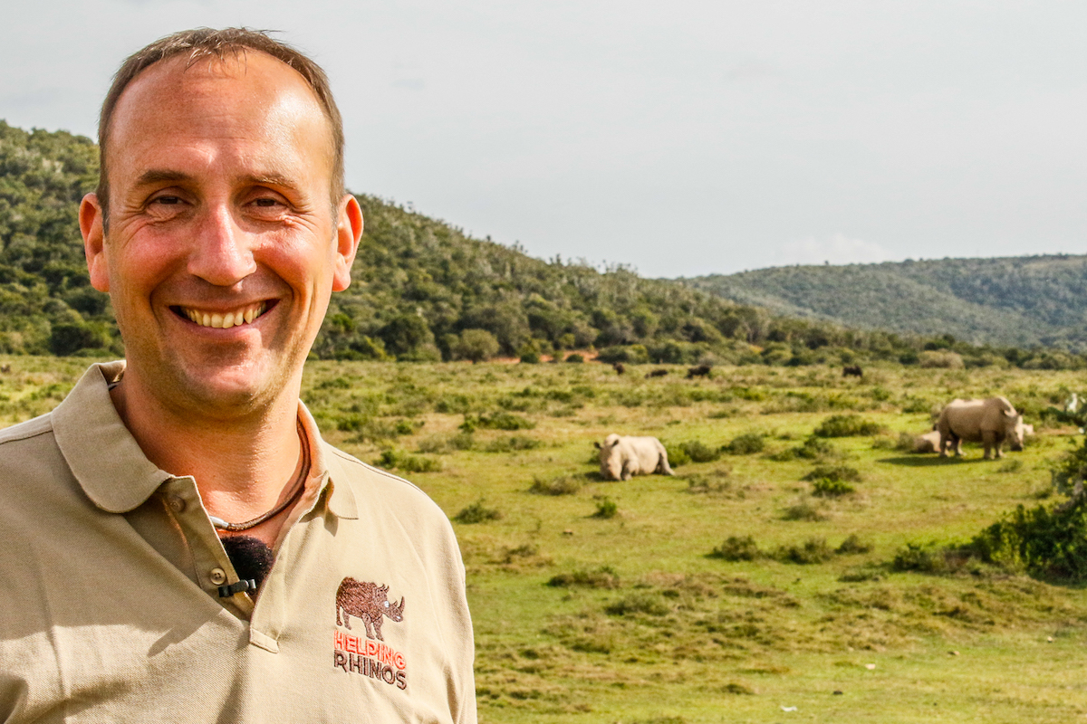 Simon Jones Founder of Helping Rhinos
