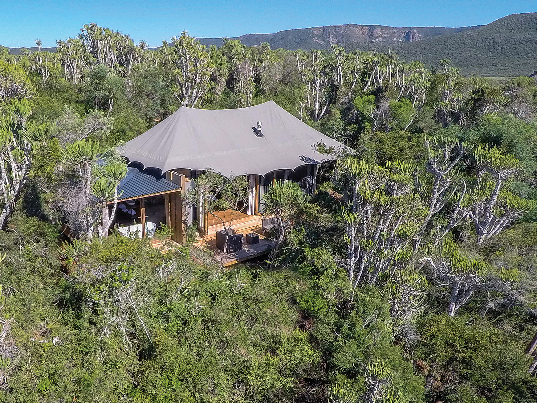 Kariega Settlers Drift suites are secluded and private