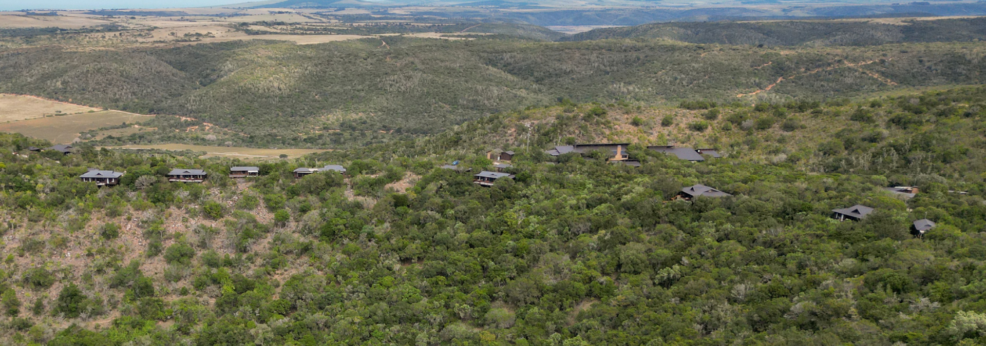 Aerial view of Chalets